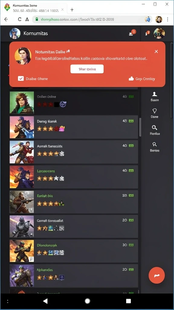 Tampilan utama aplikasi omg138 App APK Terbaru yang intuitif dan efisien.